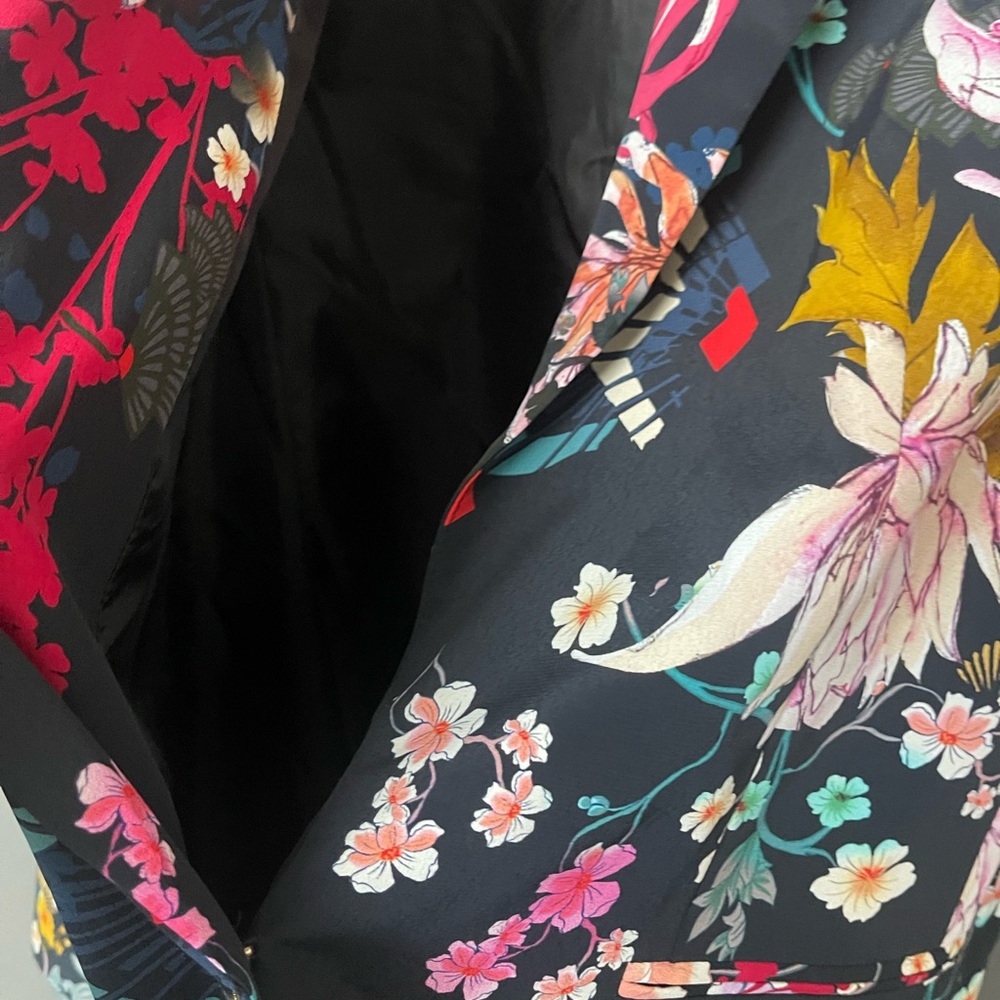 Morgan de Toi Vibrant Floral Blazer Barcelona Spain s-m - Picture 5 of 7
